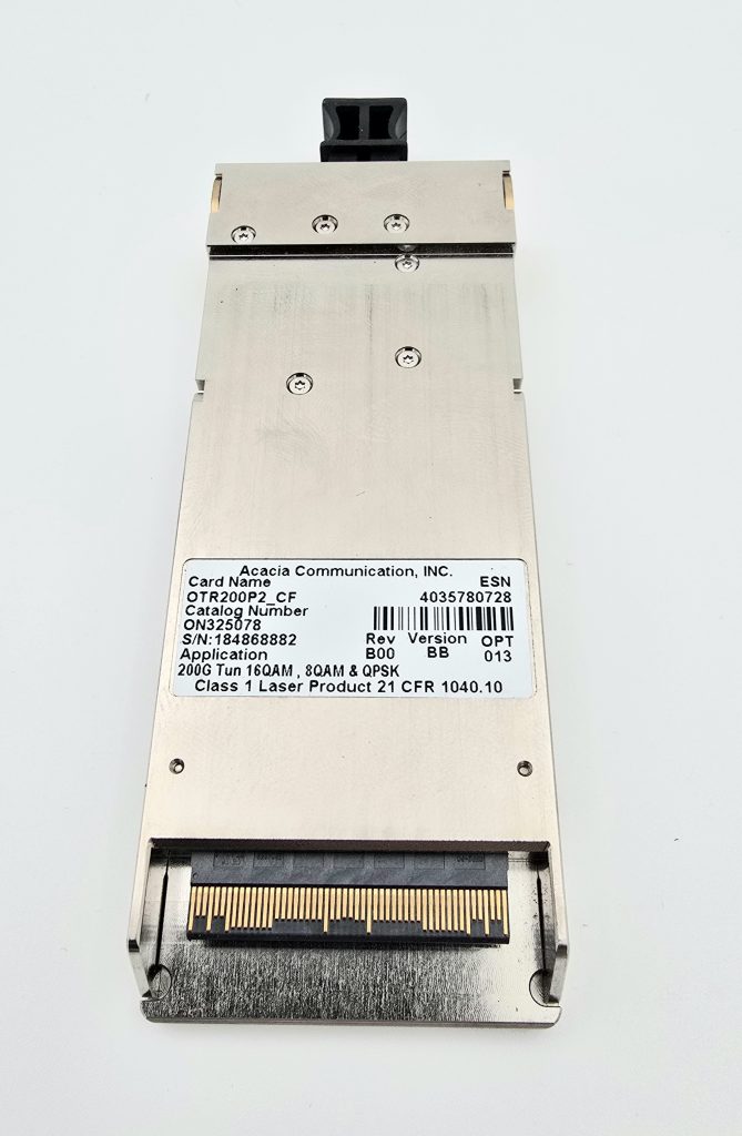 OTR200P2_CF (XCVR 200G DWDM TUN C-BAND COHERENT OTU4 QPSK/8QAM/16QAM CFP2 LC)